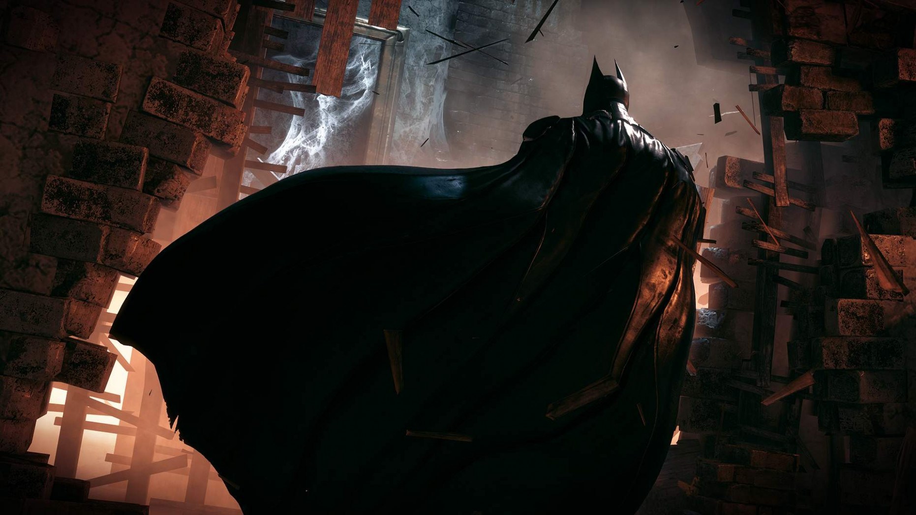 Download Batman Arkham Knight Game Wallpaper For Desktop - Batman Arkham City Scene - HD Wallpaper 