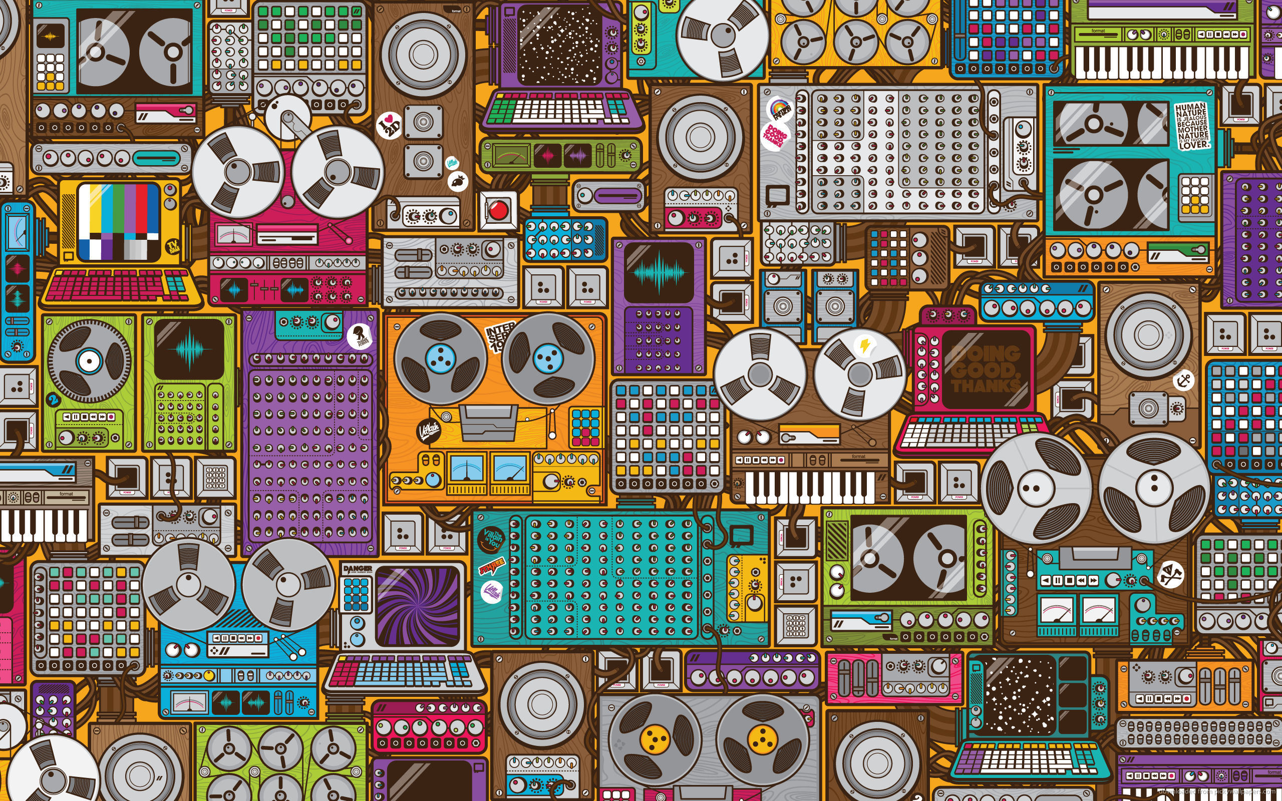 Modular Synth - HD Wallpaper 