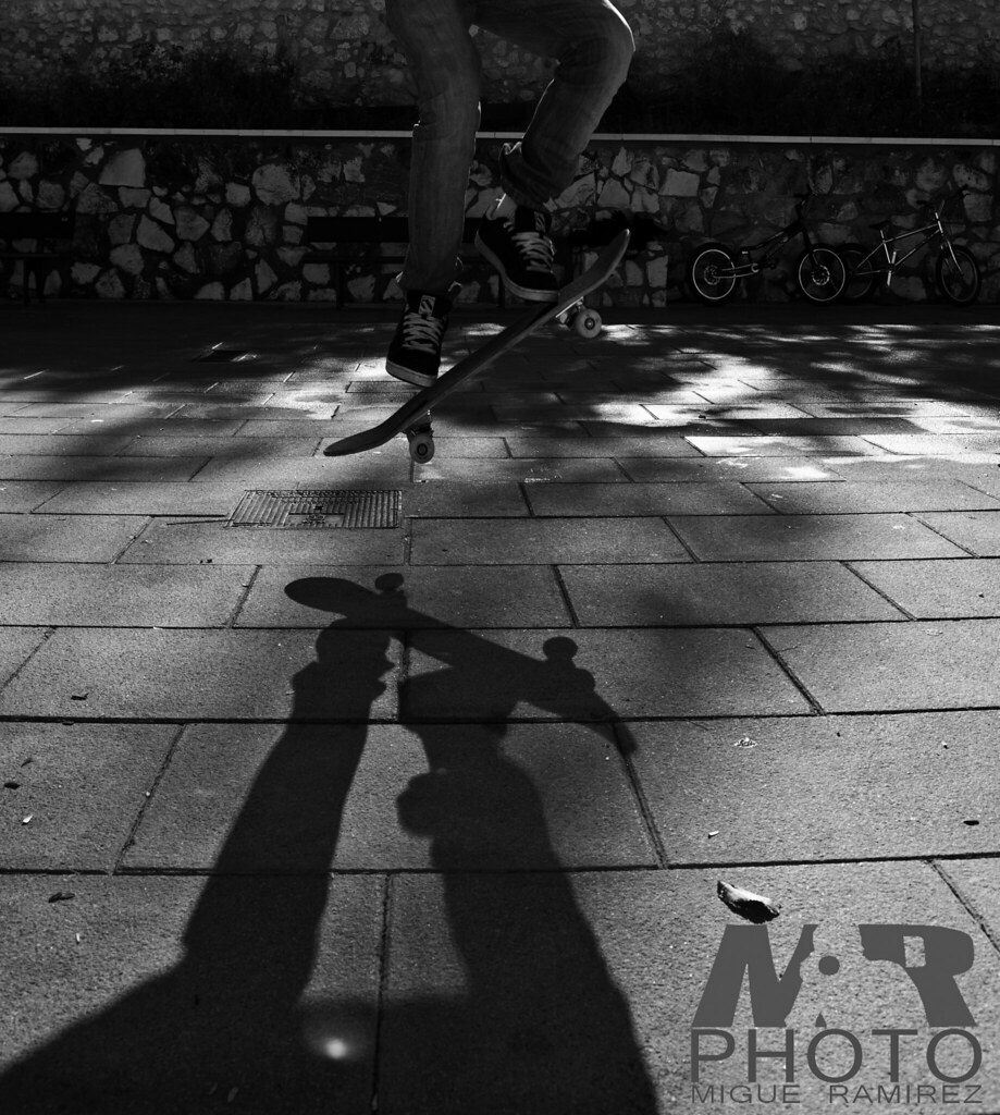 Ollie Skate Foto Blanco Y Negro - HD Wallpaper 