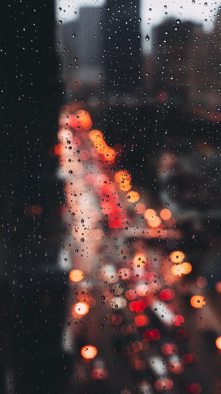 Rain Wallpaper Iphone 8 - HD Wallpaper 