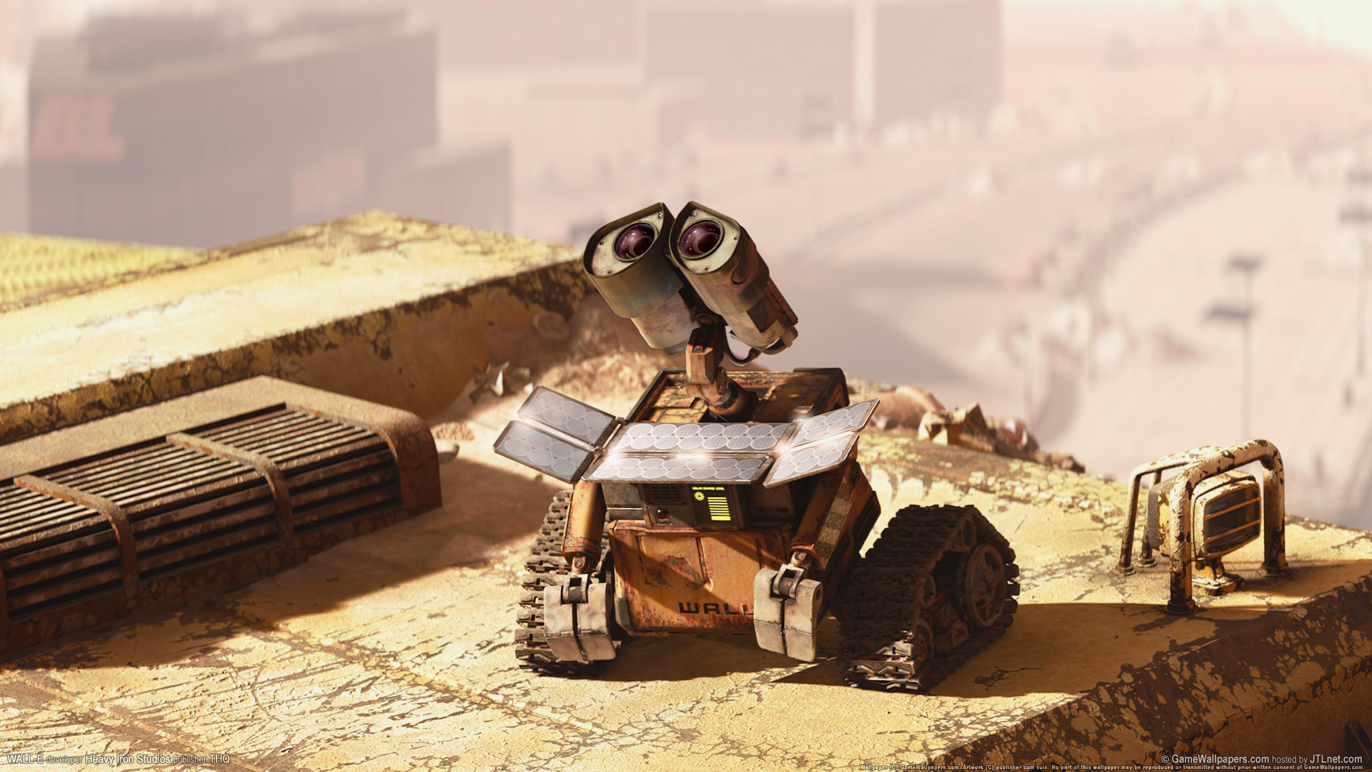 Wall E Recharging - HD Wallpaper 