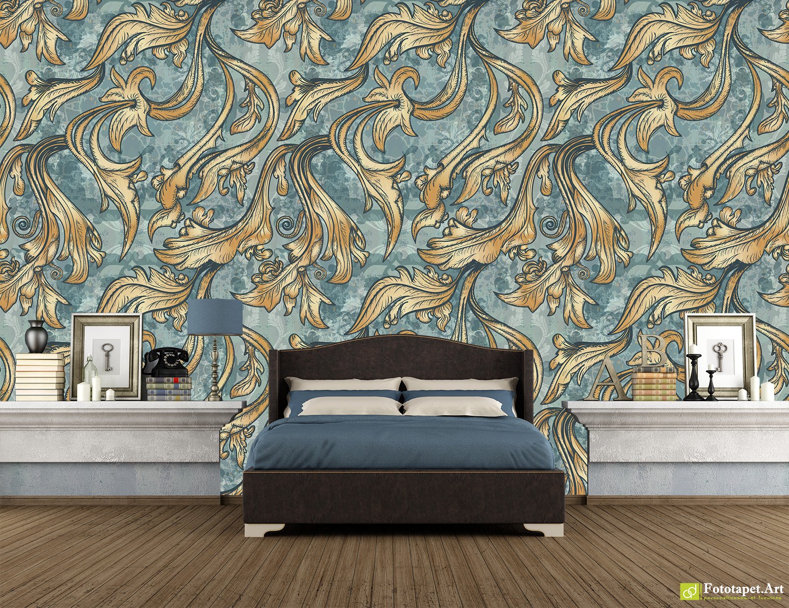 Vintage Mural Wallpaper