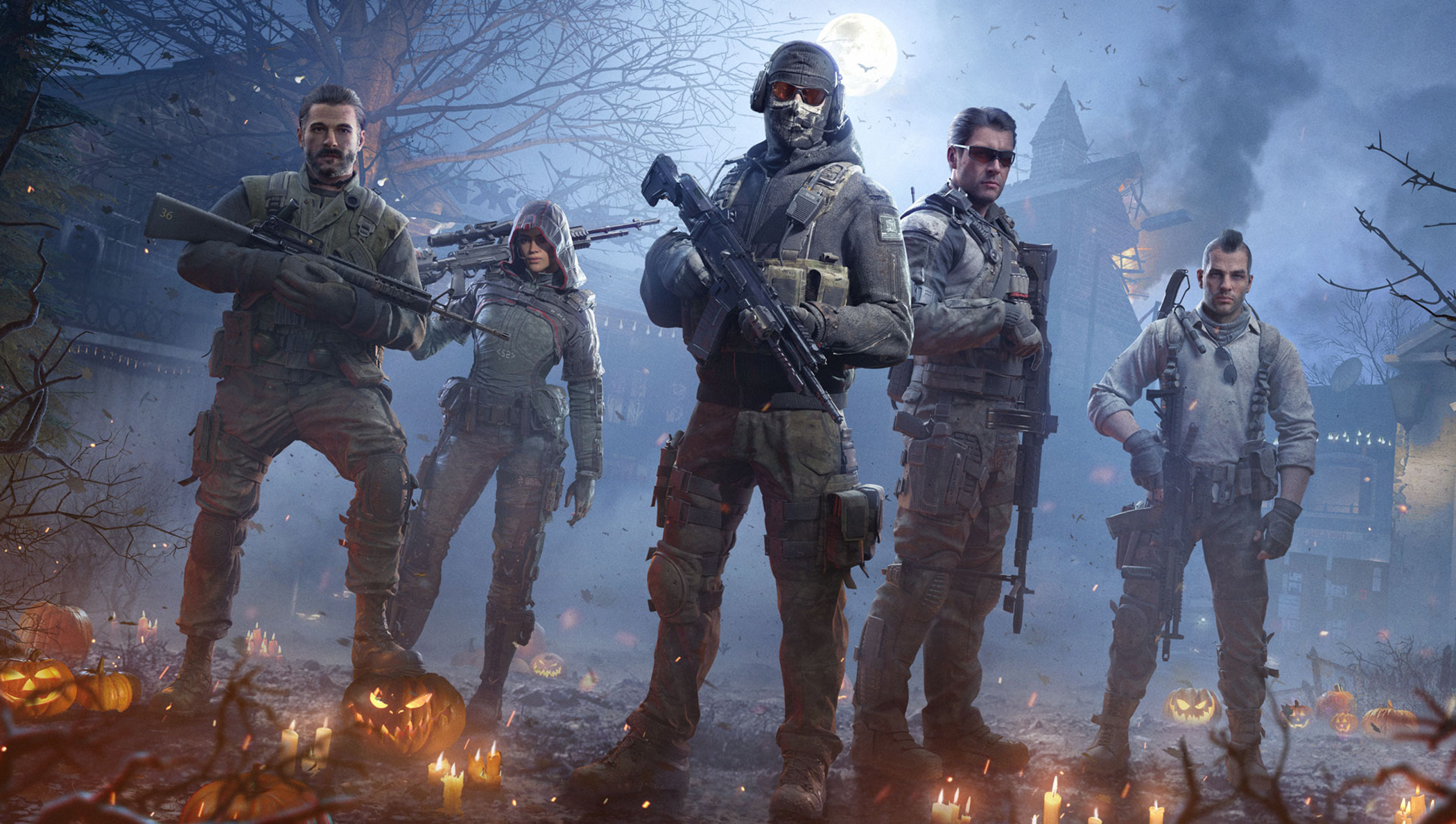 Call Of Duty Mobile Halloween 2100x11 Wallpaper Teahub Io