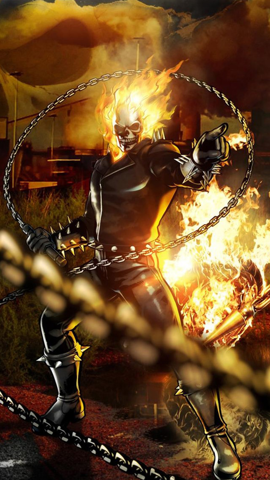 Game Android Wallpaper - Ghost Rider Wallpaper Hd - HD Wallpaper 