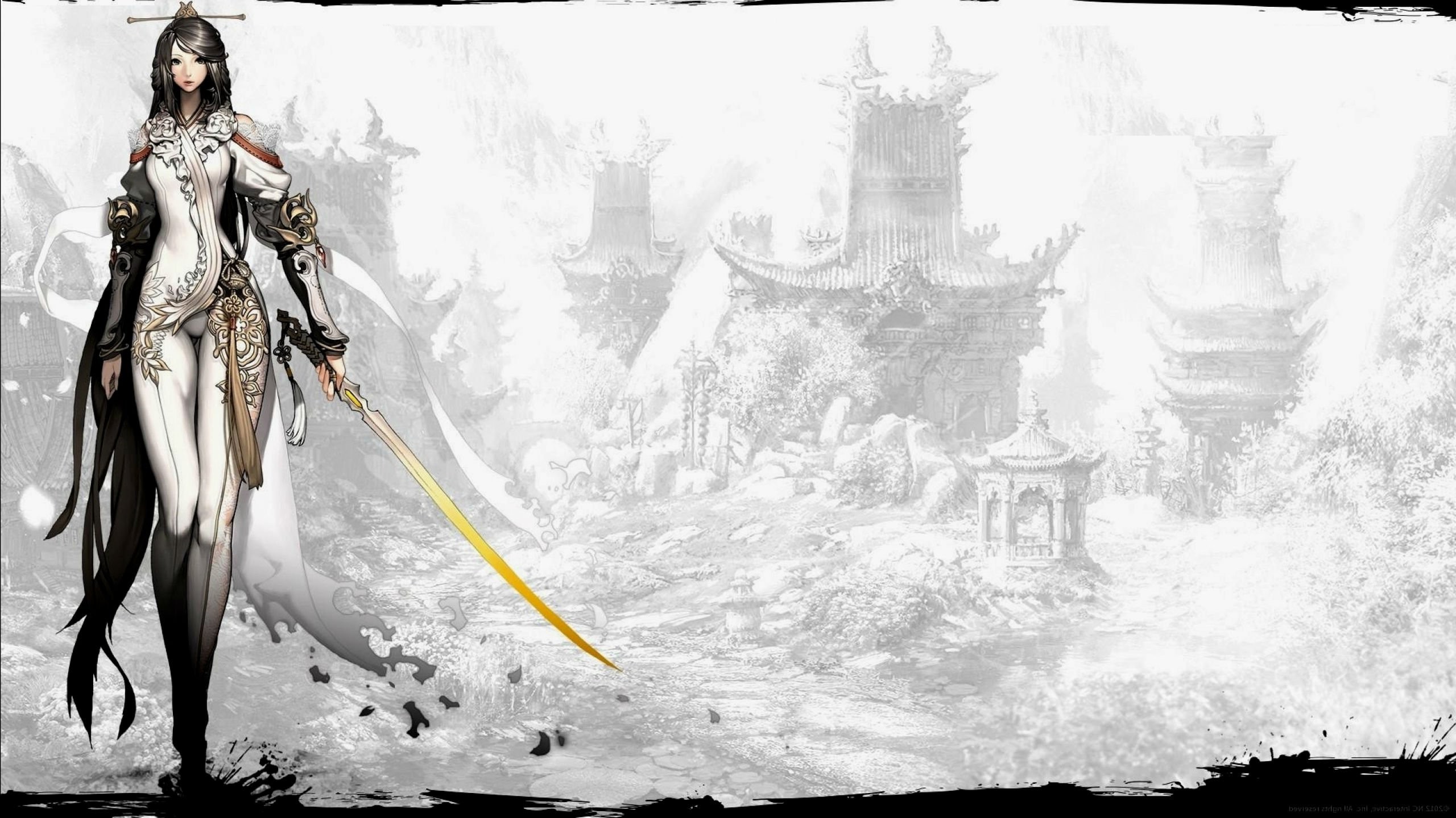 Blade And Soul Asian Martial Arts Action Fighting 1blades - Blade And Soul Wallpaper 4k - HD Wallpaper 