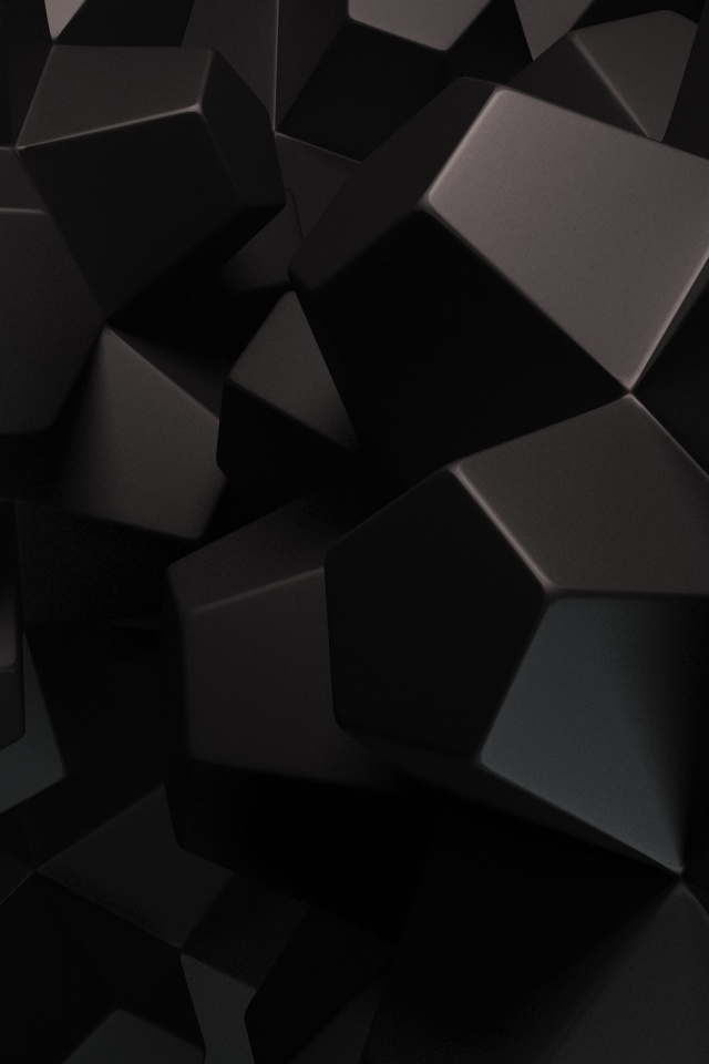 Abstract Geometric Black Background - HD Wallpaper 
