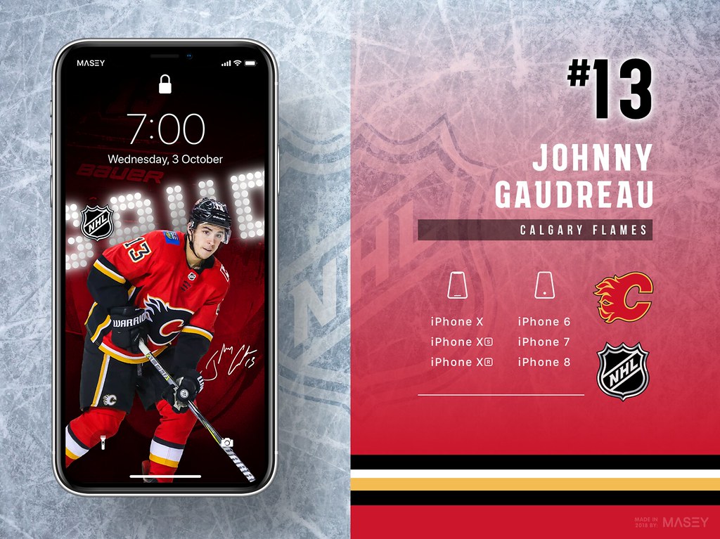 Johnny Gaudreau Iphone Wallpaper - Iphone 6 Nhl Backgrounds - HD Wallpaper 