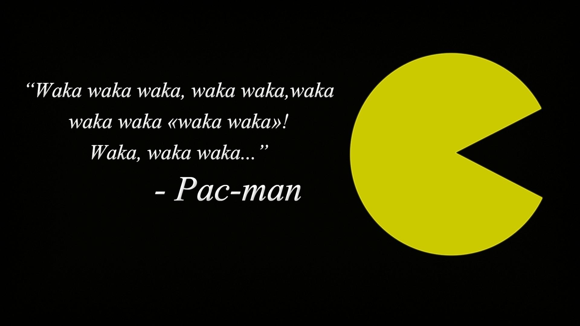 Waka Waka Pacman - HD Wallpaper 