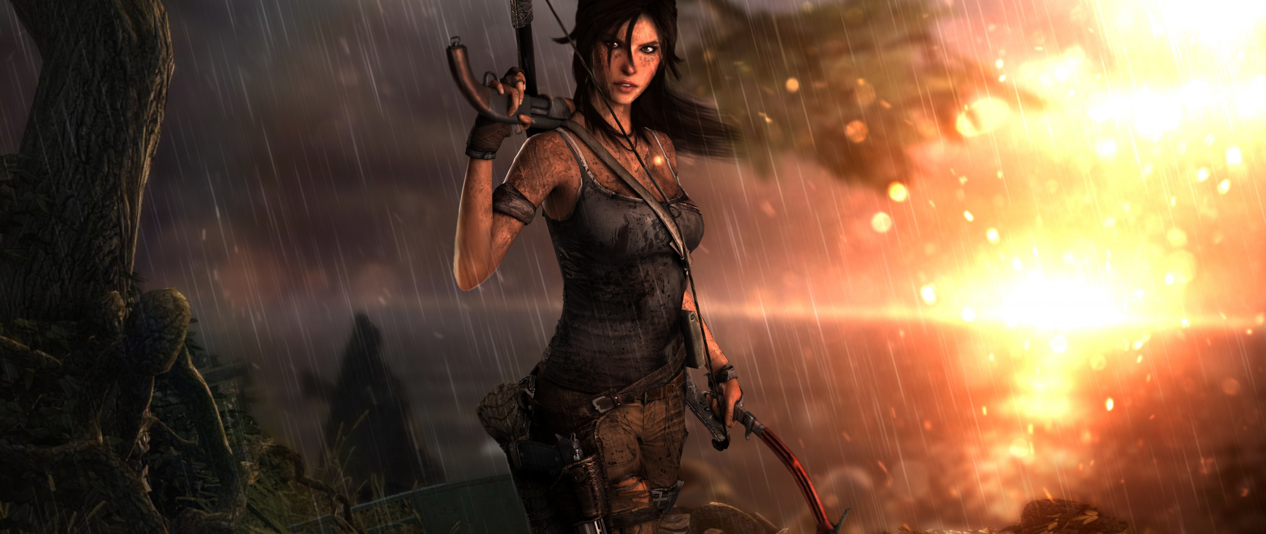 Lara Croft, Tomb Raider, Game, Video Game, Archer, - Video Game Lara Croft Tomb Raider - HD Wallpaper 