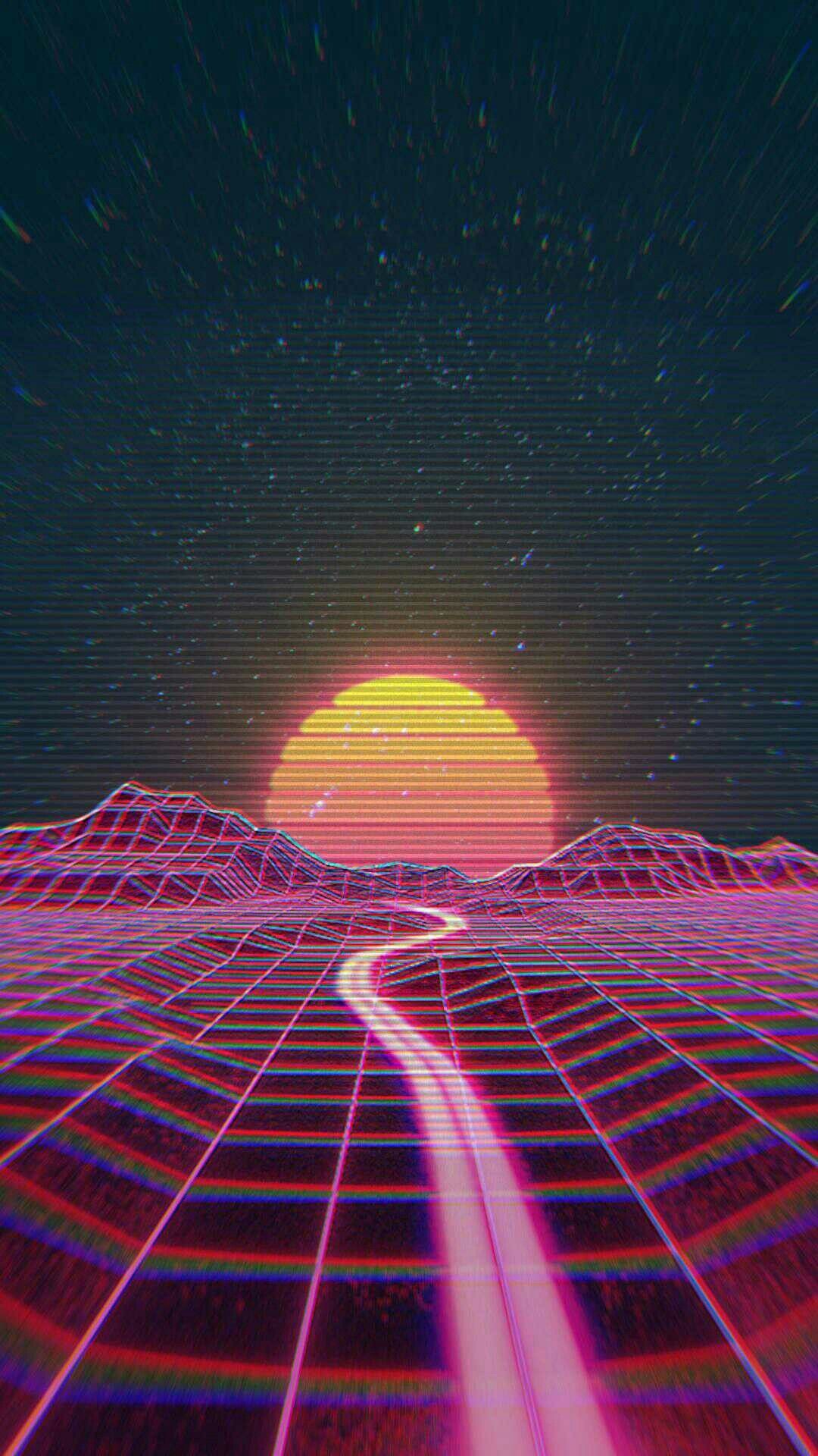 1080x1920, Ã¦ighties Ã¦sthetic 
 Data Id 34796 
 Data - Retro Wave Wallpaper Iphone - HD Wallpaper 