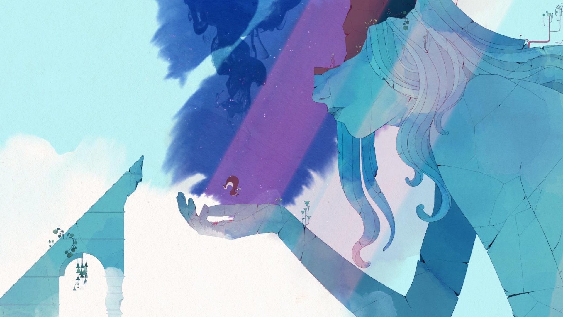 Gris Game - HD Wallpaper 