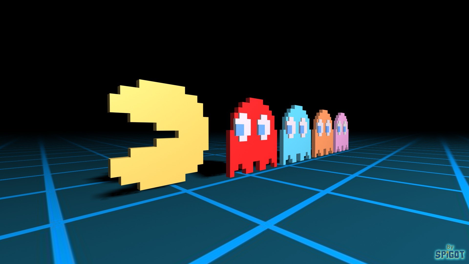 Pacman Wallpaper 1080 - HD Wallpaper 