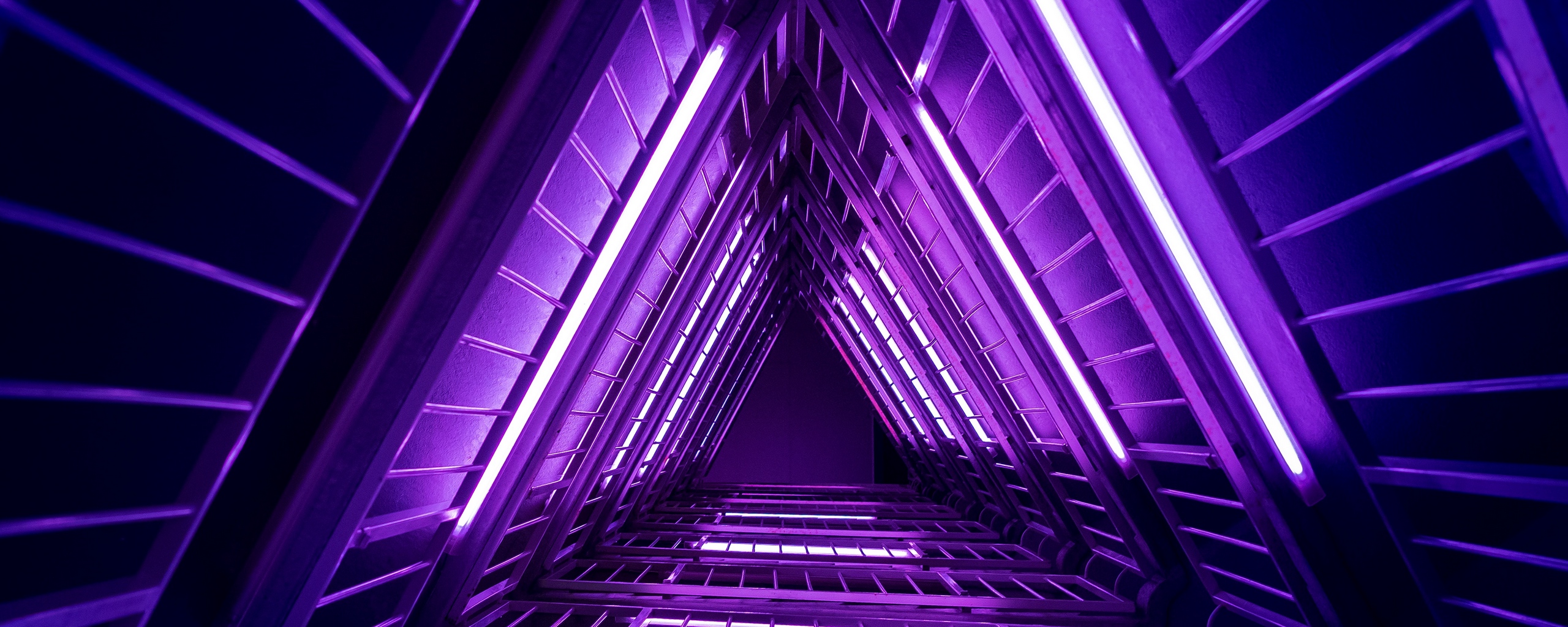 Wallpaper Ladder, Purple, Light - HD Wallpaper 