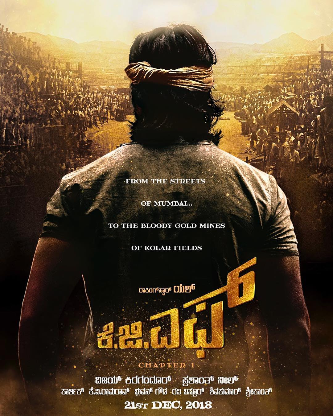 Kgf Chapter 1 Poster - HD Wallpaper 