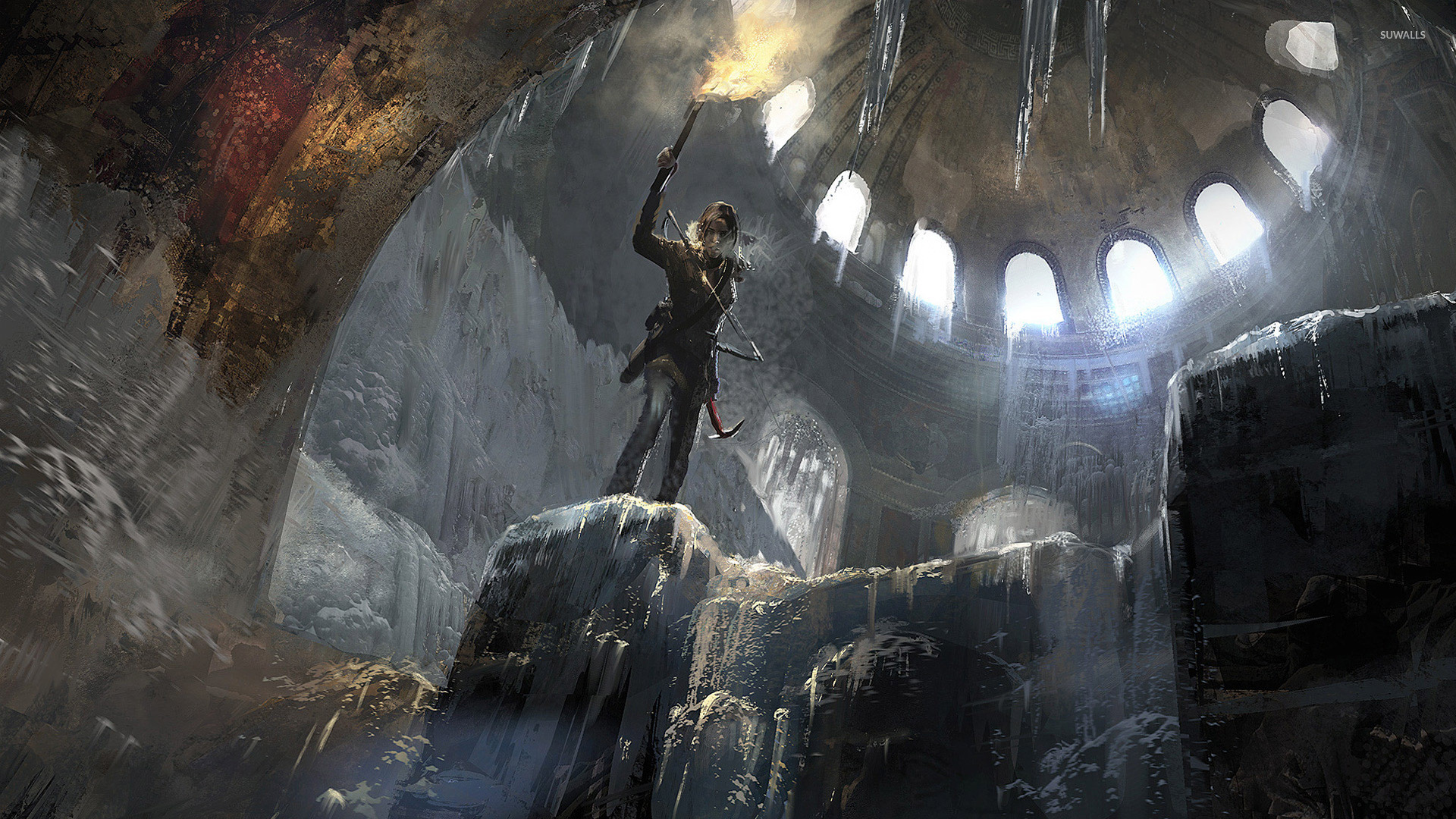Rise Of The Tomb Raider In Game - HD Wallpaper 