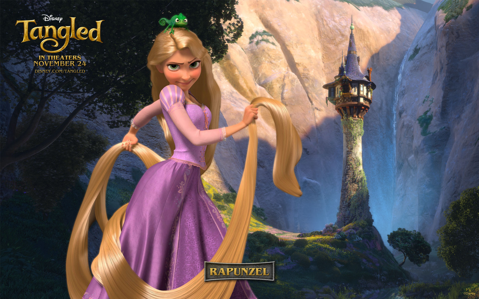 Rapunzel Hd - HD Wallpaper 