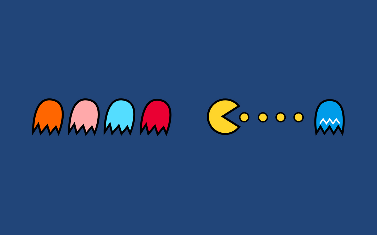 Pacman Wallpaper - HD Wallpaper 