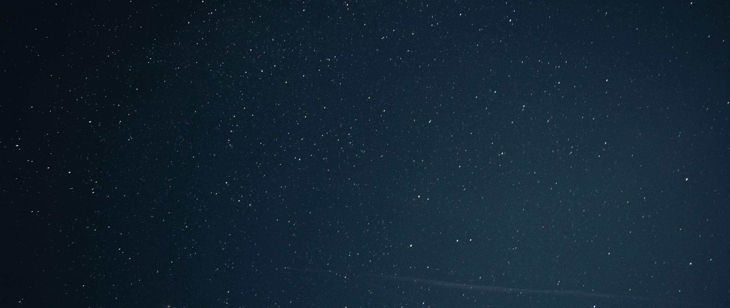 Wallpaper Stars, Starry Sky, Night - 2560 X 1080 - HD Wallpaper 