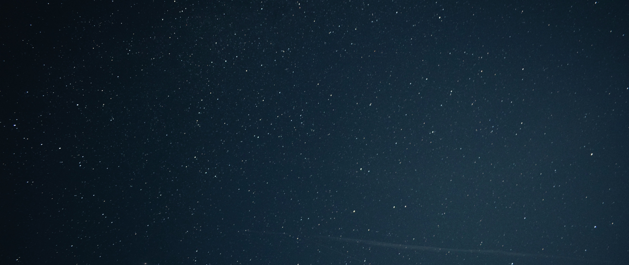 Wallpaper Stars, Starry Sky, Night - 2560 X 1080 - HD Wallpaper 