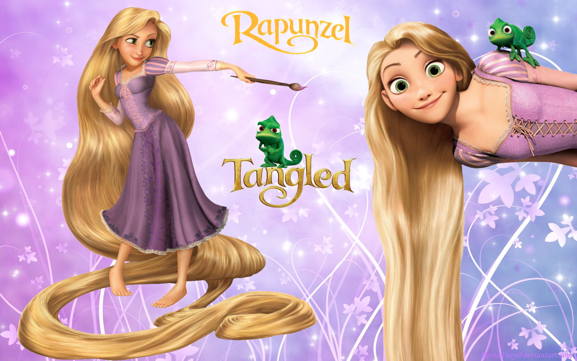 Disney Princess Names Rapunzel - HD Wallpaper 