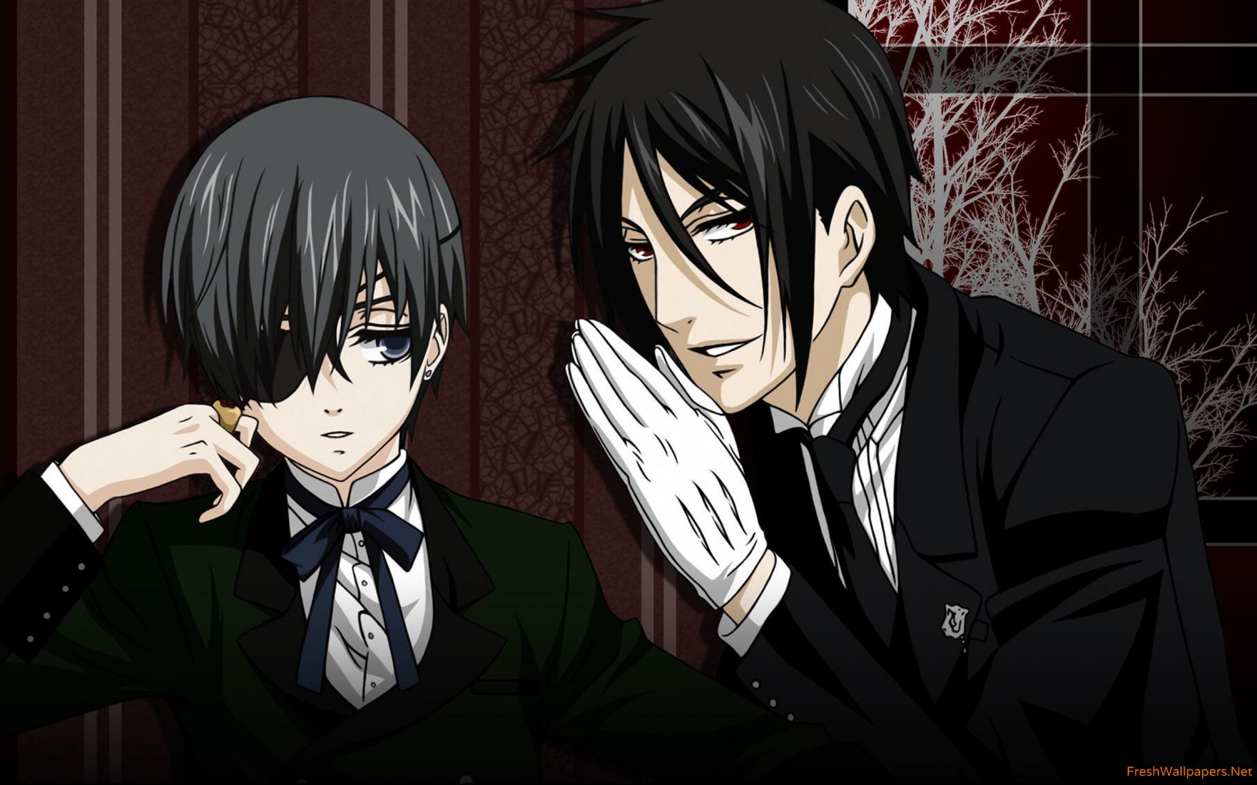 Anime Black Butler Wallpaper Hd Download Hd Images - Fondos De Pantalla Anime Kuroshitsuji - HD Wallpaper 