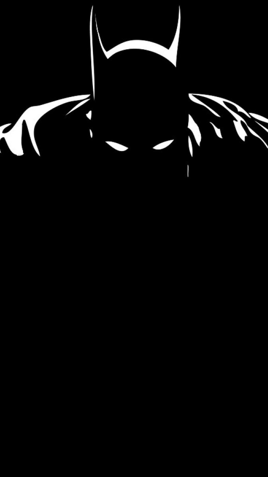Batman Black And White Black Iphone Wallpaper - Batman Black Wallpaper Hd - HD Wallpaper 