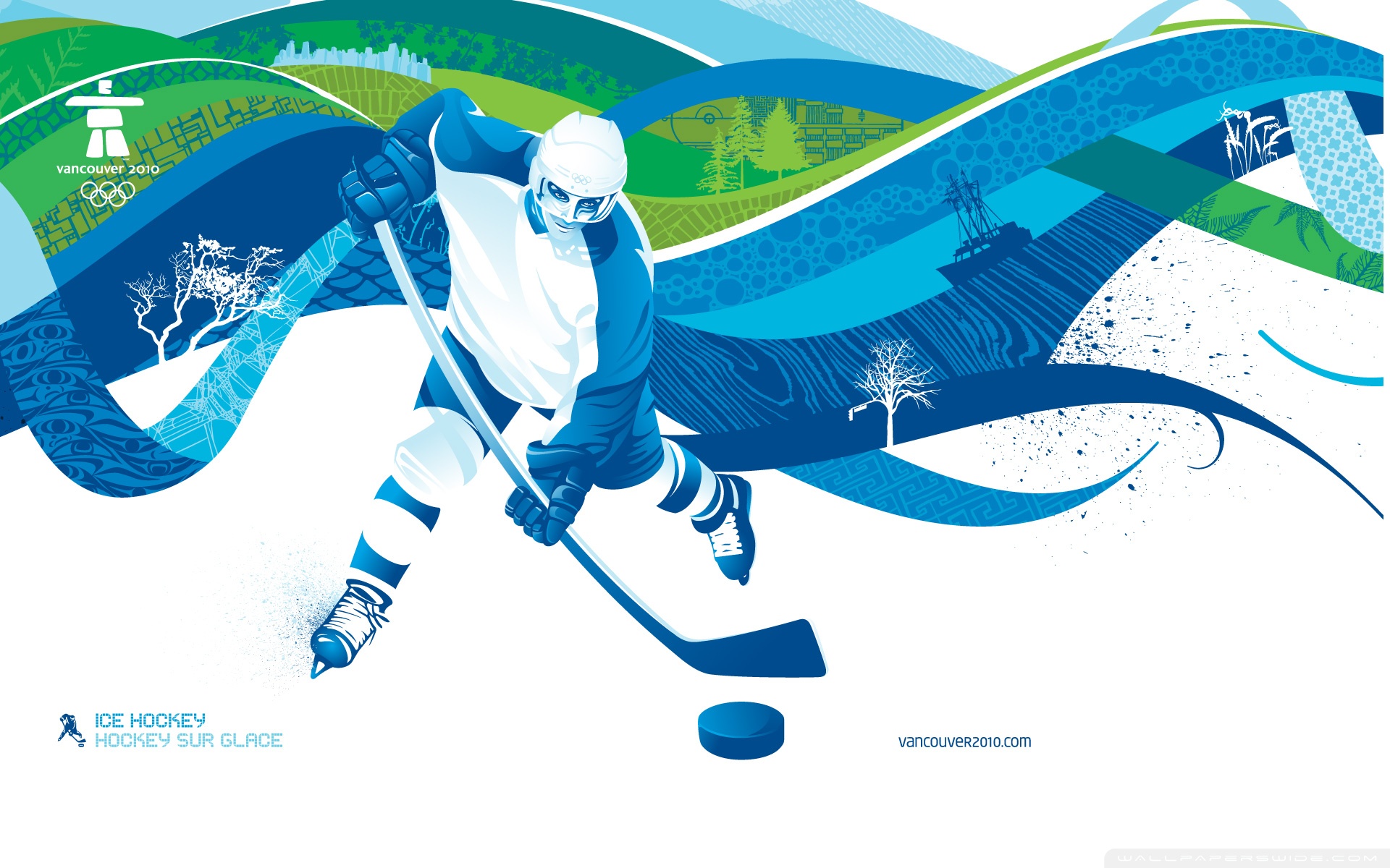 Hockey Vancouver 2010 Winter Olympics - HD Wallpaper 