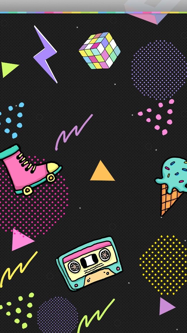 80s Wallpaper Iphone - HD Wallpaper 