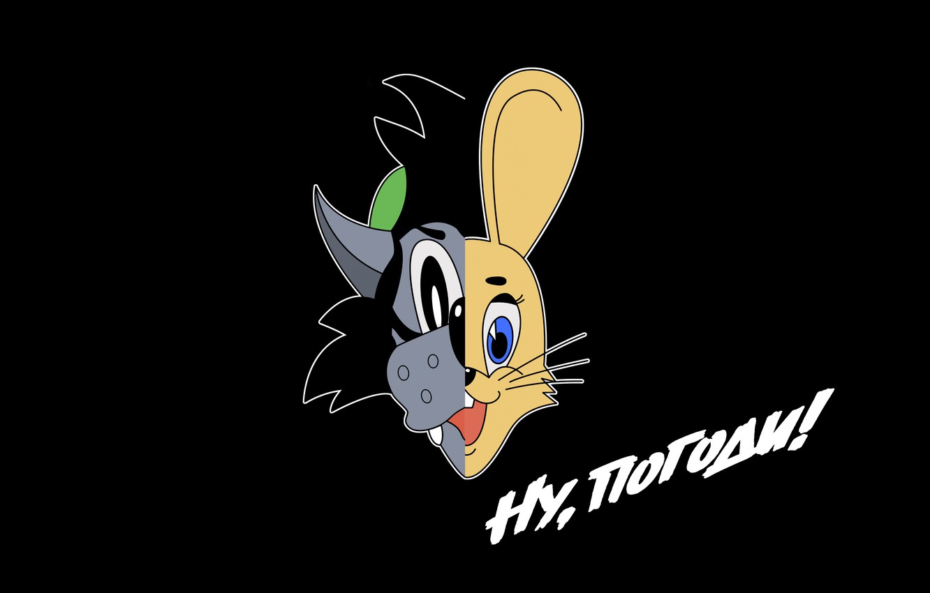 Photo Wallpaper Wolf, Hare, Album, Parody, Punk, Daft, - Random Access Memories Album Cover Parody - HD Wallpaper 