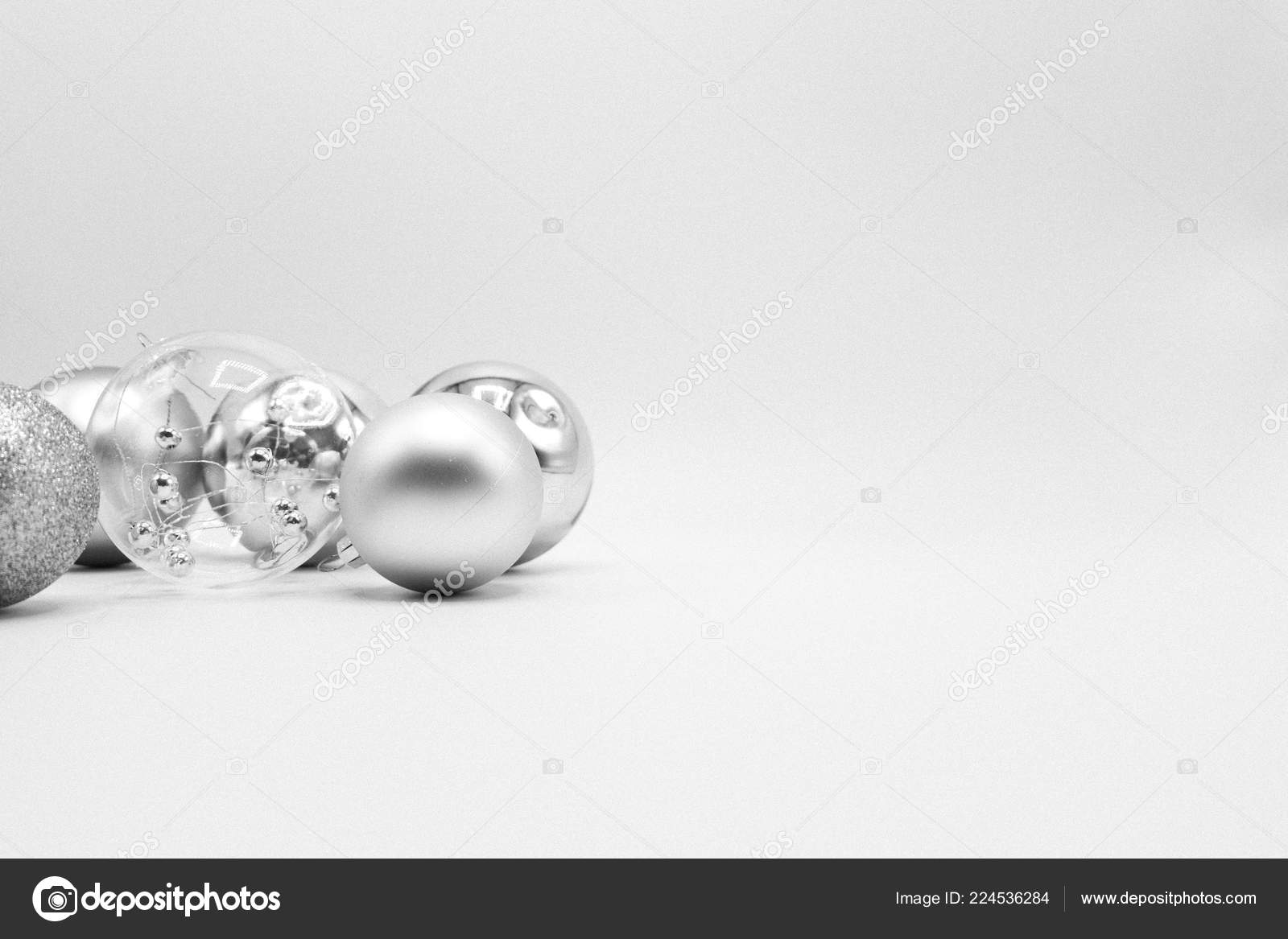 Silver Classy Christmas Background - HD Wallpaper 