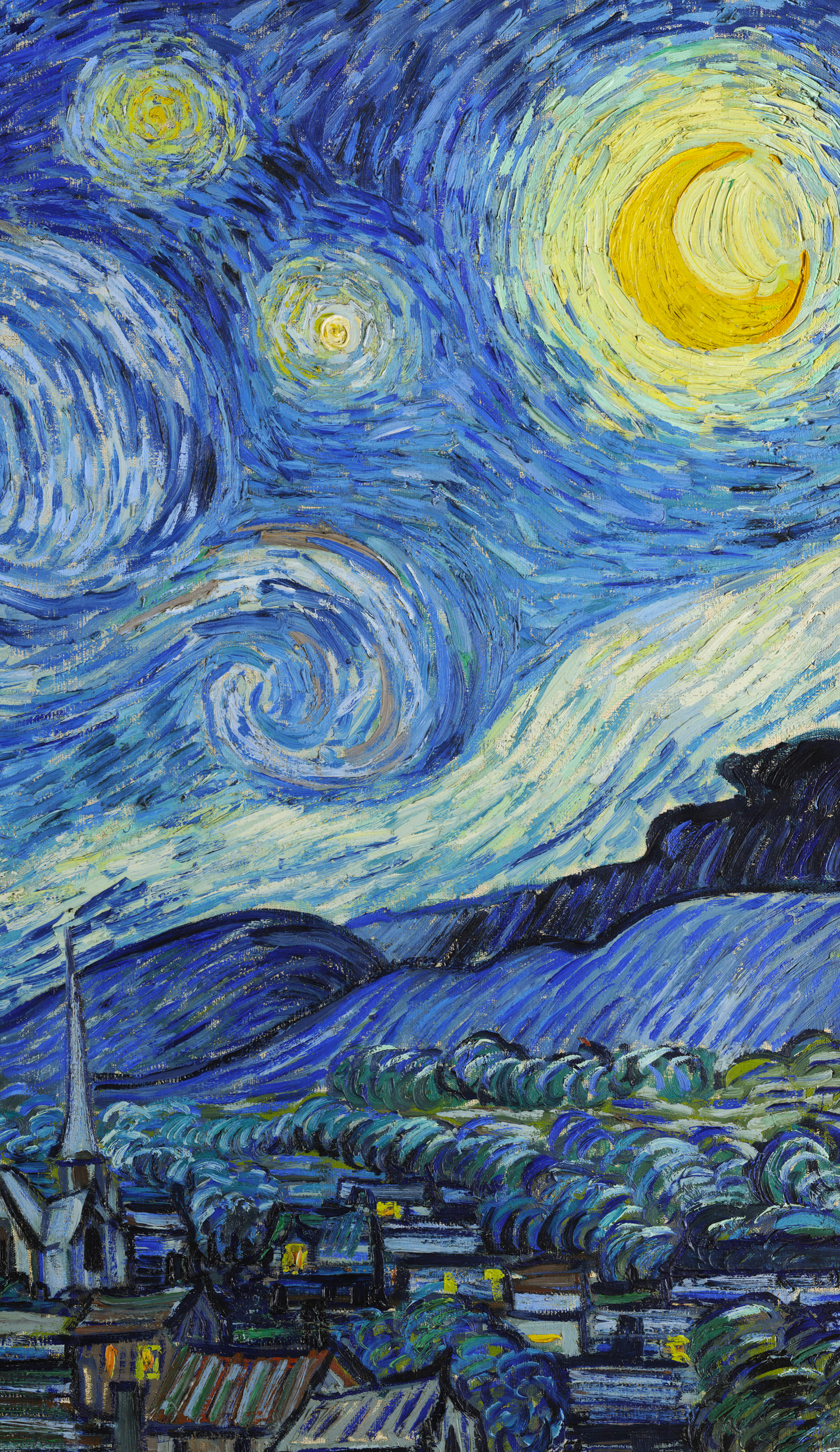 Van Gogh Starry Night Lockscreen - HD Wallpaper 
