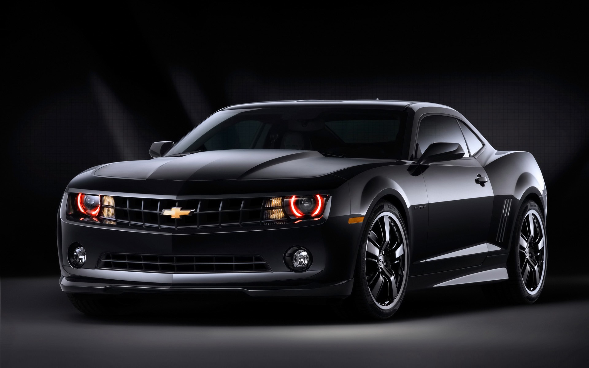 Chevrolet Camaro Ss Black - HD Wallpaper 