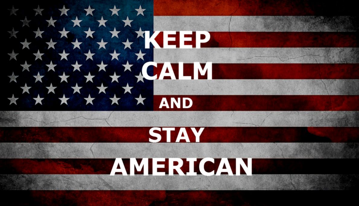 Keep Calm And Stay American Twbrown - American Flag Wallpaper 4k - HD Wallpaper 