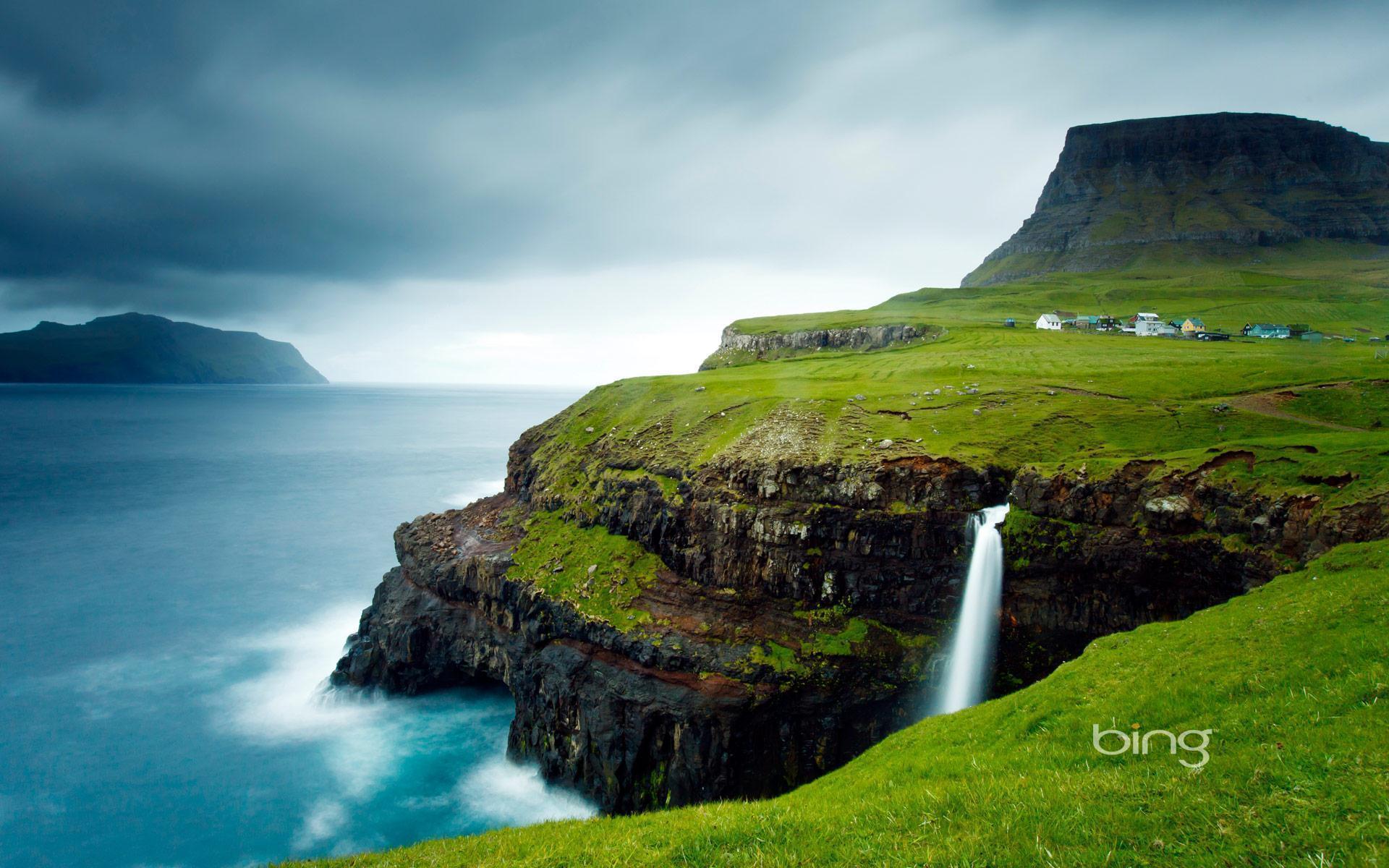 Win7 Bing Wallpaper Collection-03 - Gásadalur - HD Wallpaper 