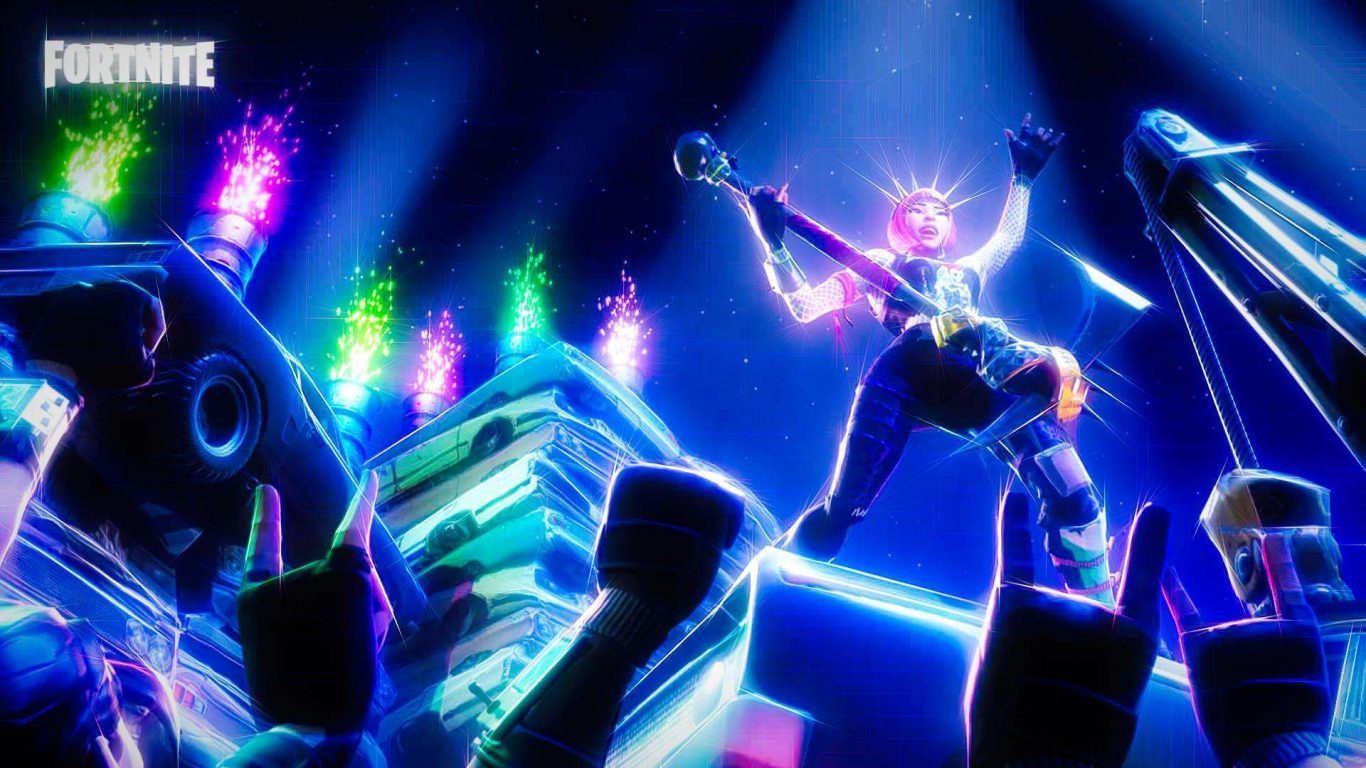 Rock N Roll Fortnite Wallpaper - Cool Background Fortnite Cool - HD Wallpaper 