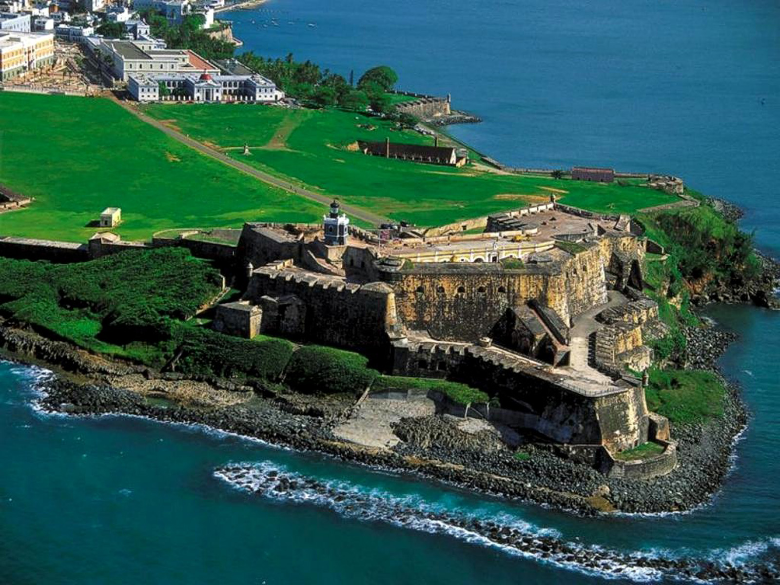 San Juan Puerto Rico El Morro - HD Wallpaper 