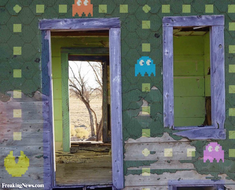 Pacman Wallpaper - Abandoned House - HD Wallpaper 