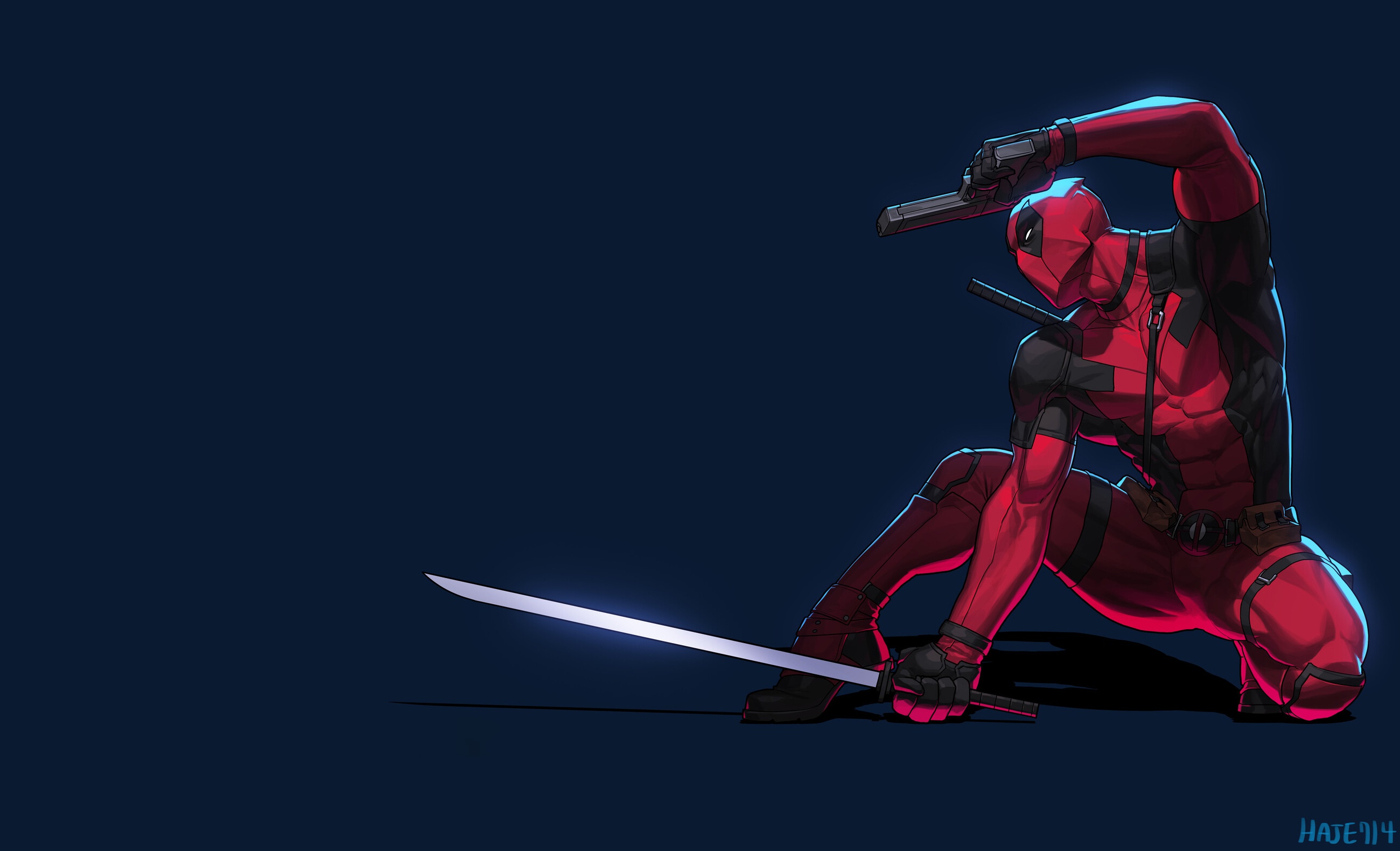 4k Wallpaper Desktop Deadpool - HD Wallpaper 