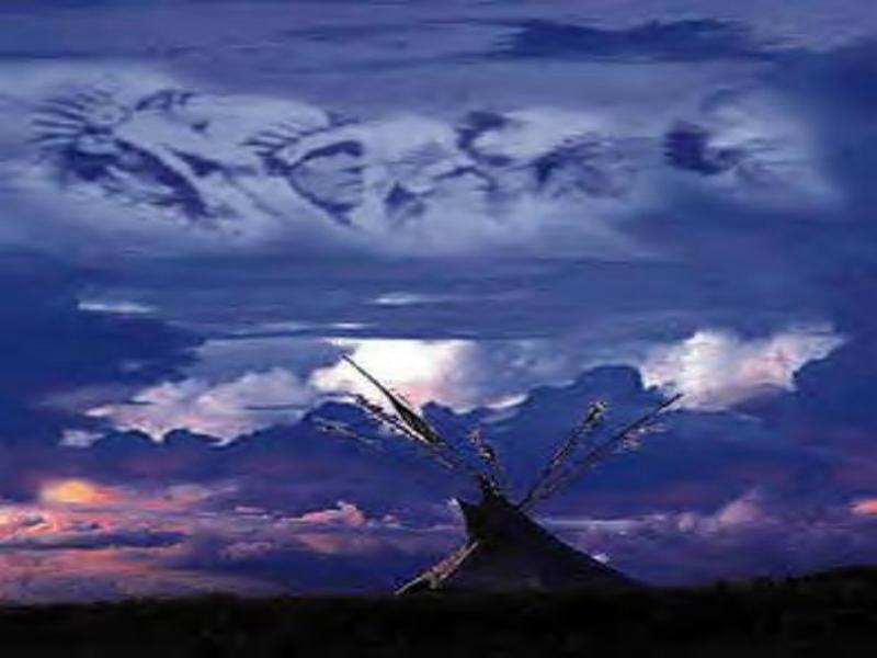 Native American Clouds - HD Wallpaper 