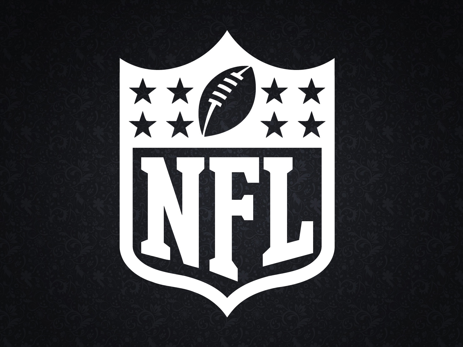 Nfl Logo Black Background - HD Wallpaper 
