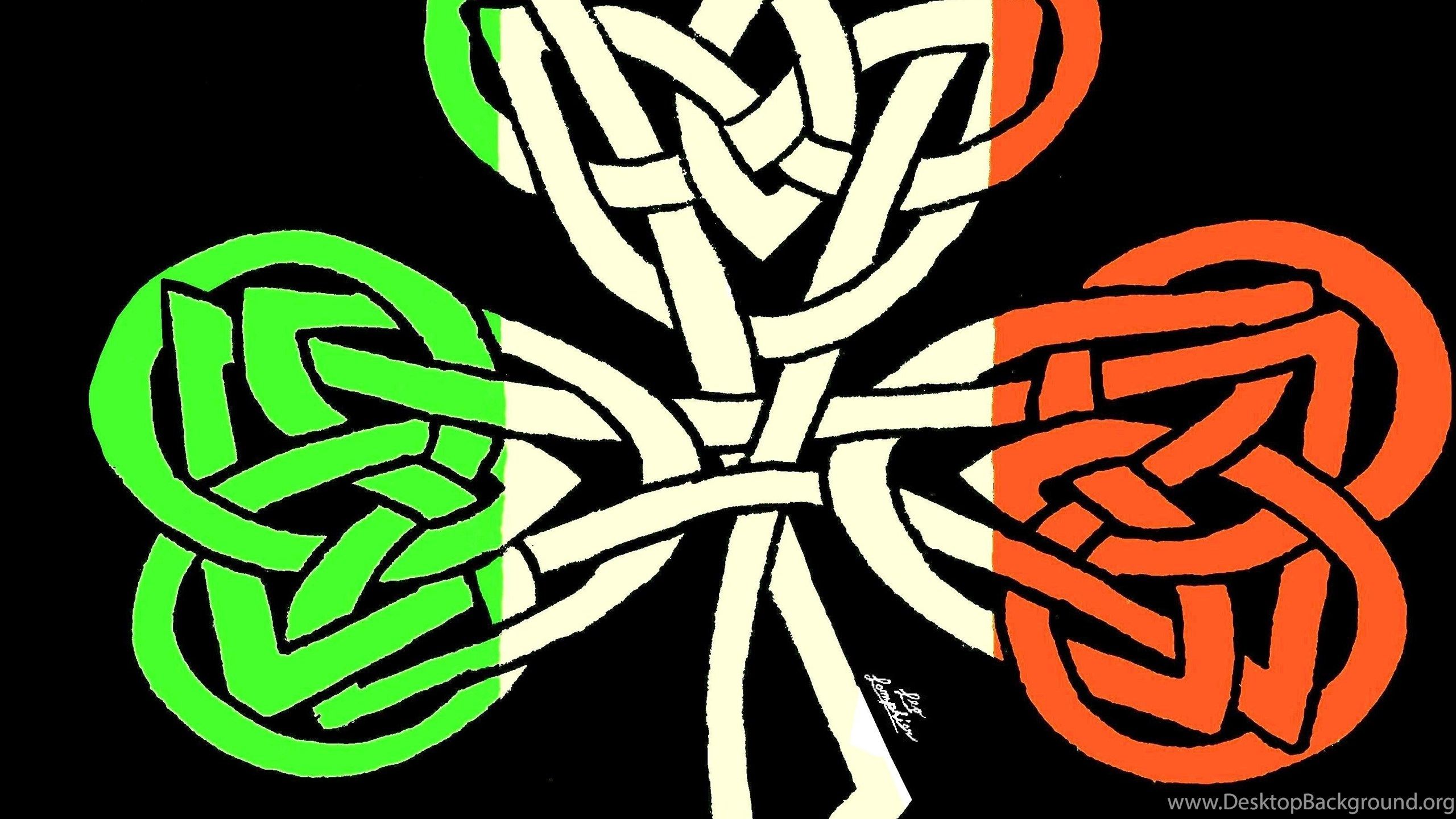 Irish Wallpapers Desktop Background - Halfway To St Patricks Day - HD Wallpaper 