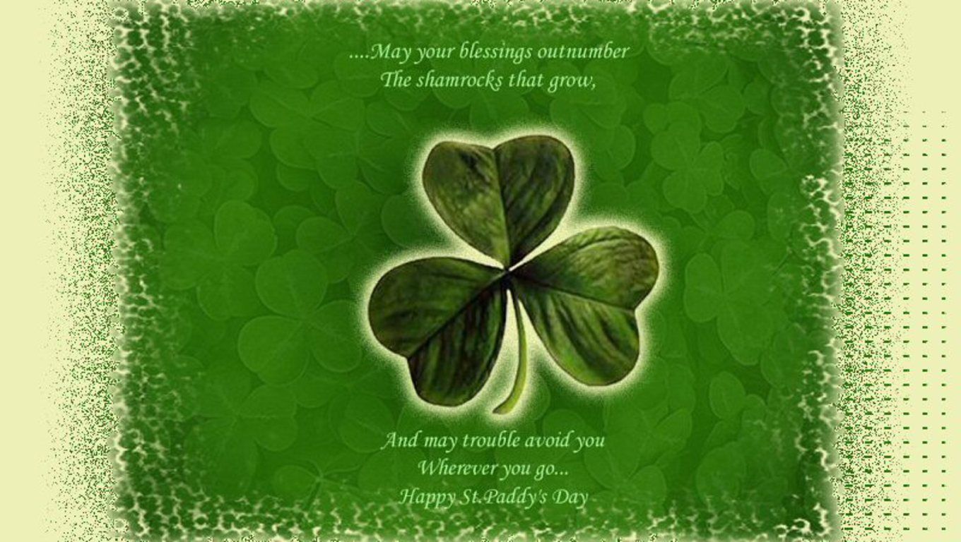 Irish Wallpaper Backgrounds Wallpaper - Traditional Happy St Patricks Day - HD Wallpaper 
