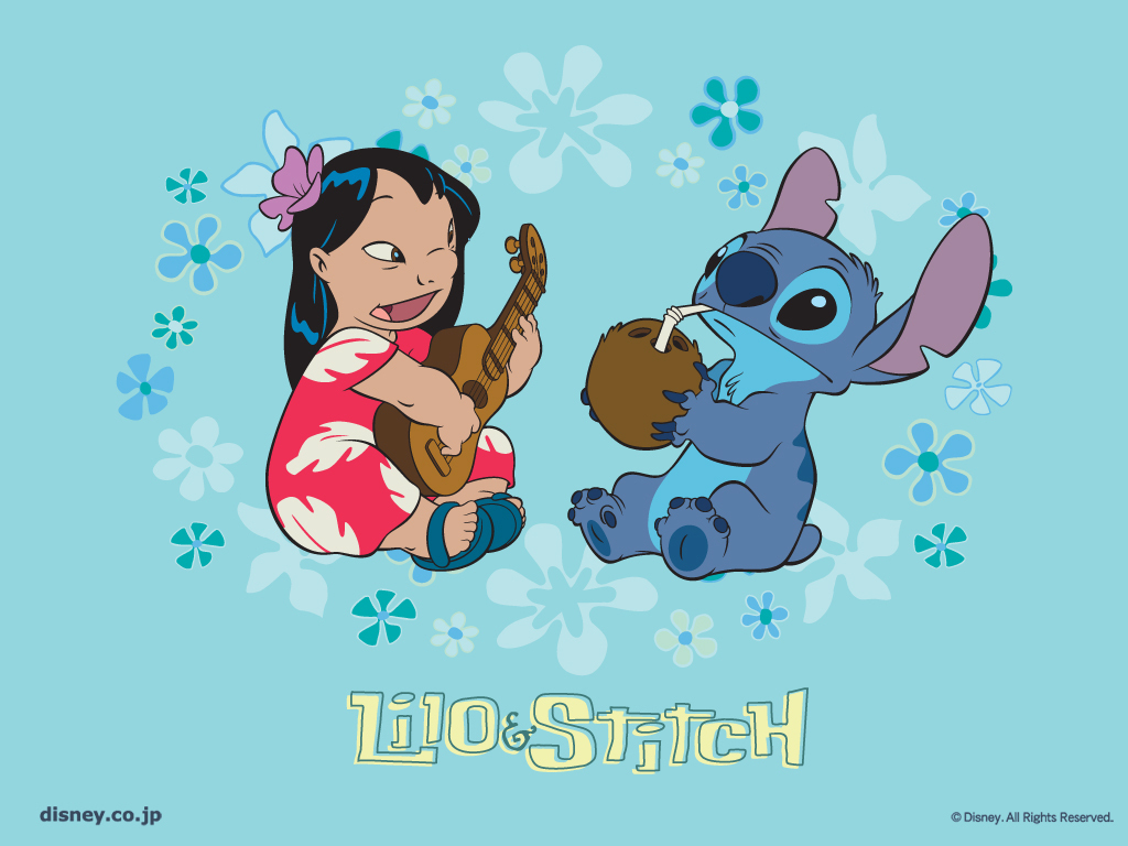 Lilo And Stitch Wallpaper - Lilo And Stitch Cute - HD Wallpaper 