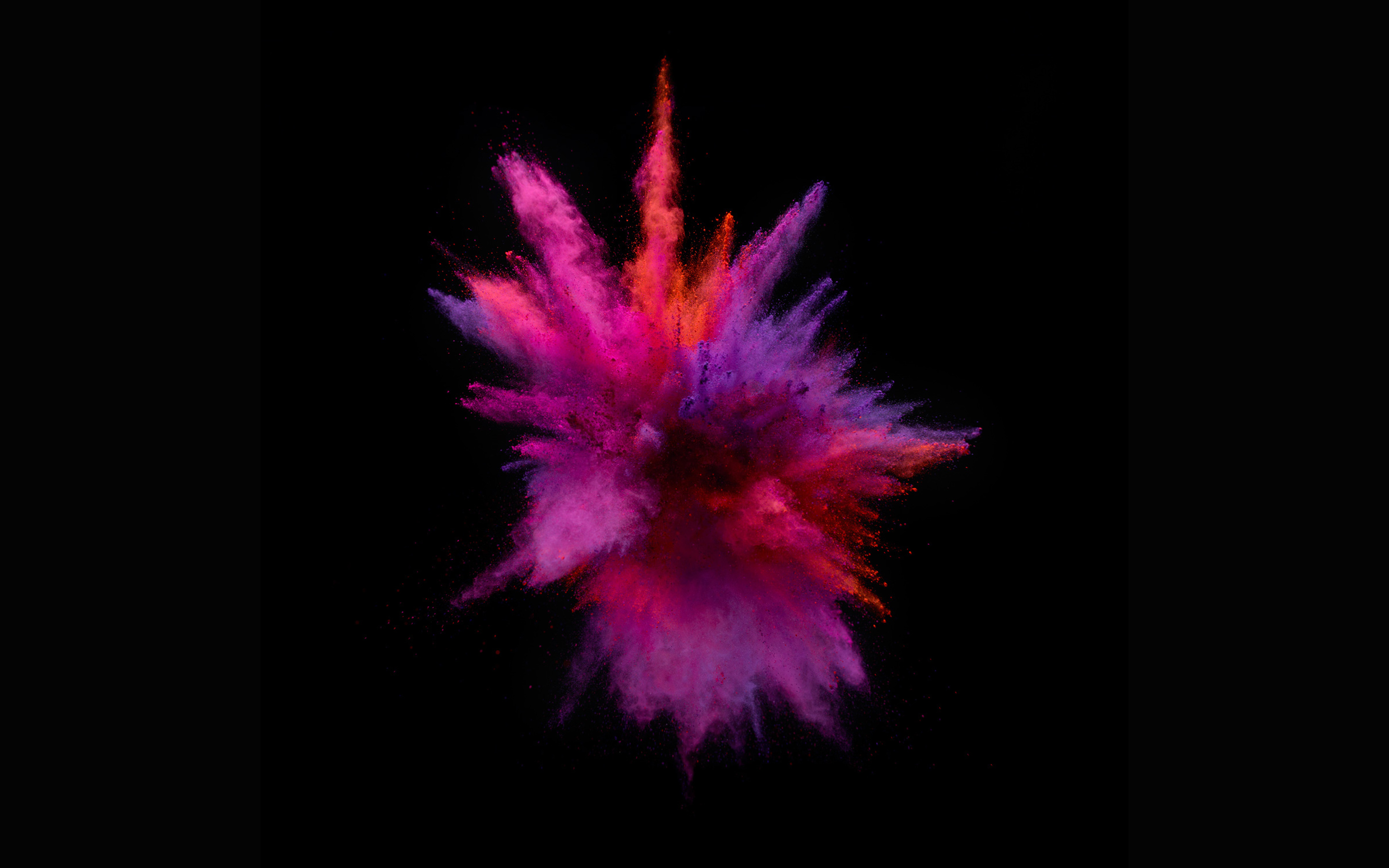 Dark - Black And Pink Explosion - HD Wallpaper 