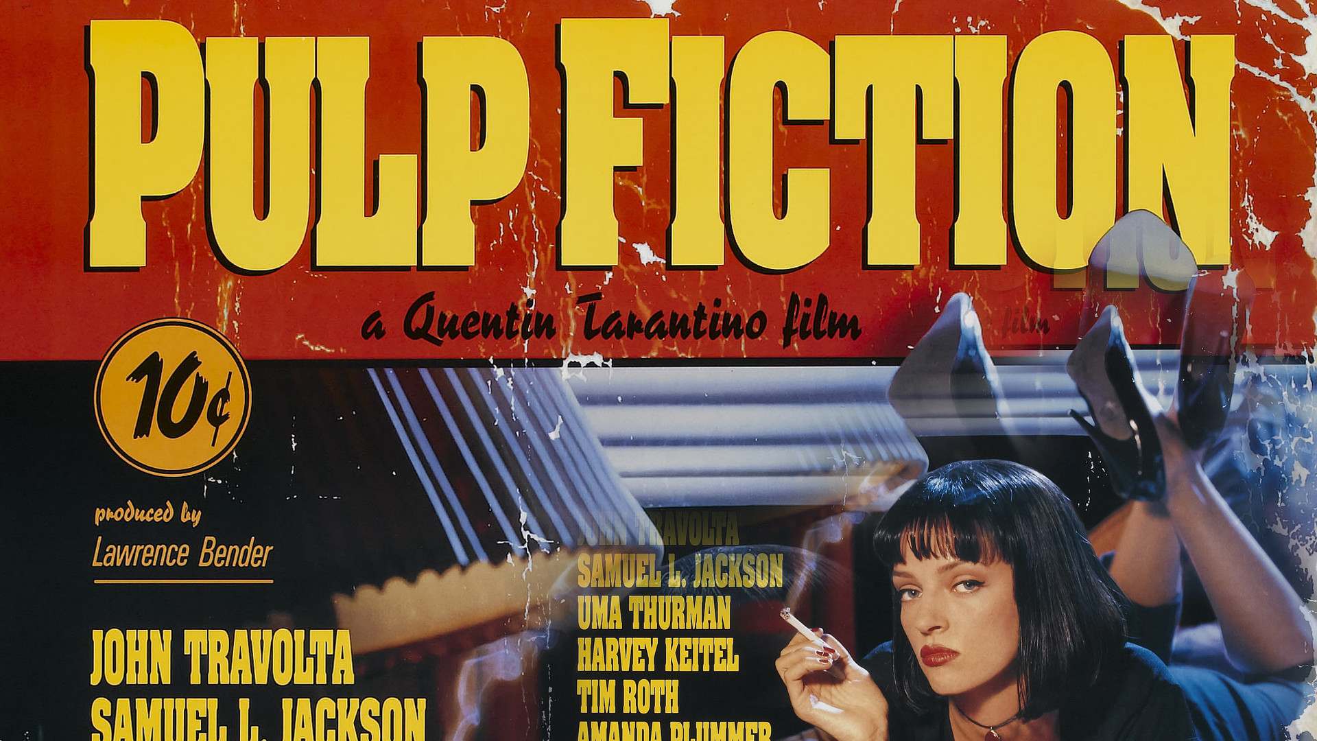 Pulp Fiction Wallpaper Poster - HD Wallpaper 