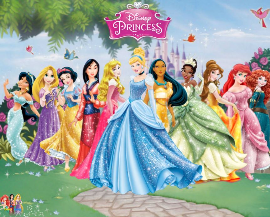 cartoon disney princesses wallpaper