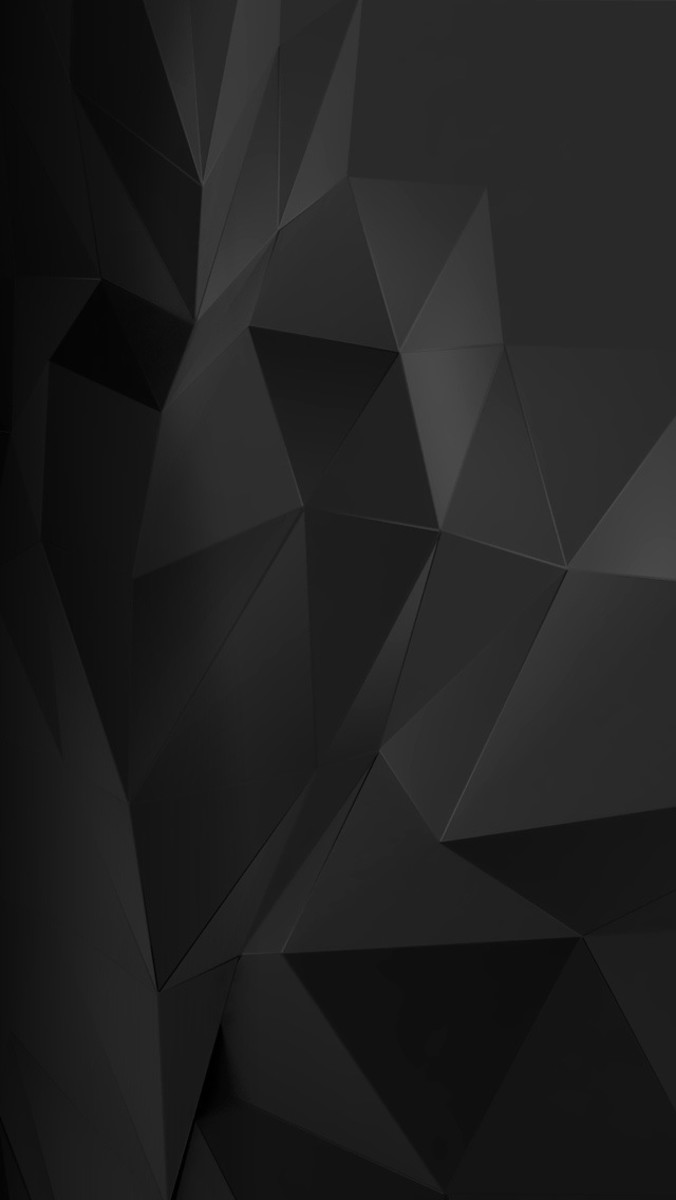 Home Screen Wallpaper For Iphone - Black Geometric Phone Background - HD Wallpaper 