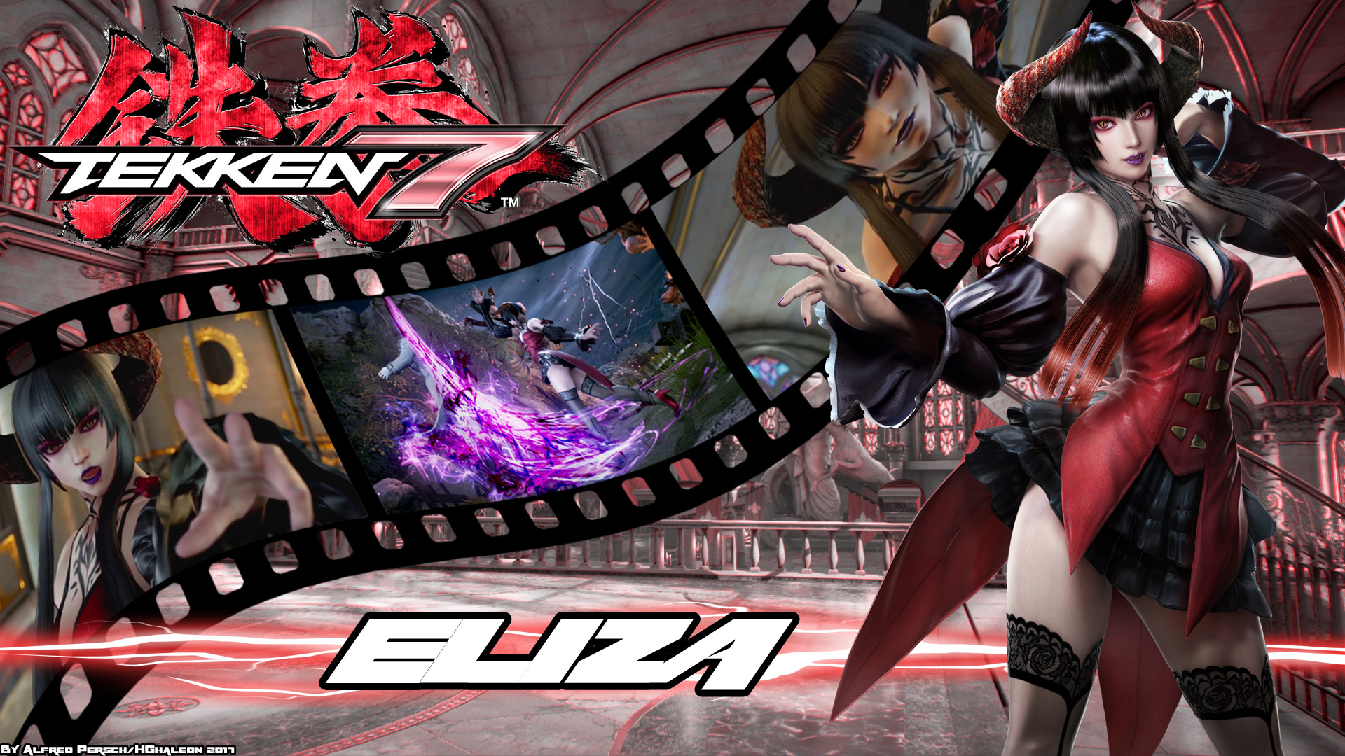 Моды на теккен 7. Tekken Элиза. Элиза Tekken 7 обои. Tekken 7 ps2. Теккен 7 2 на 2.