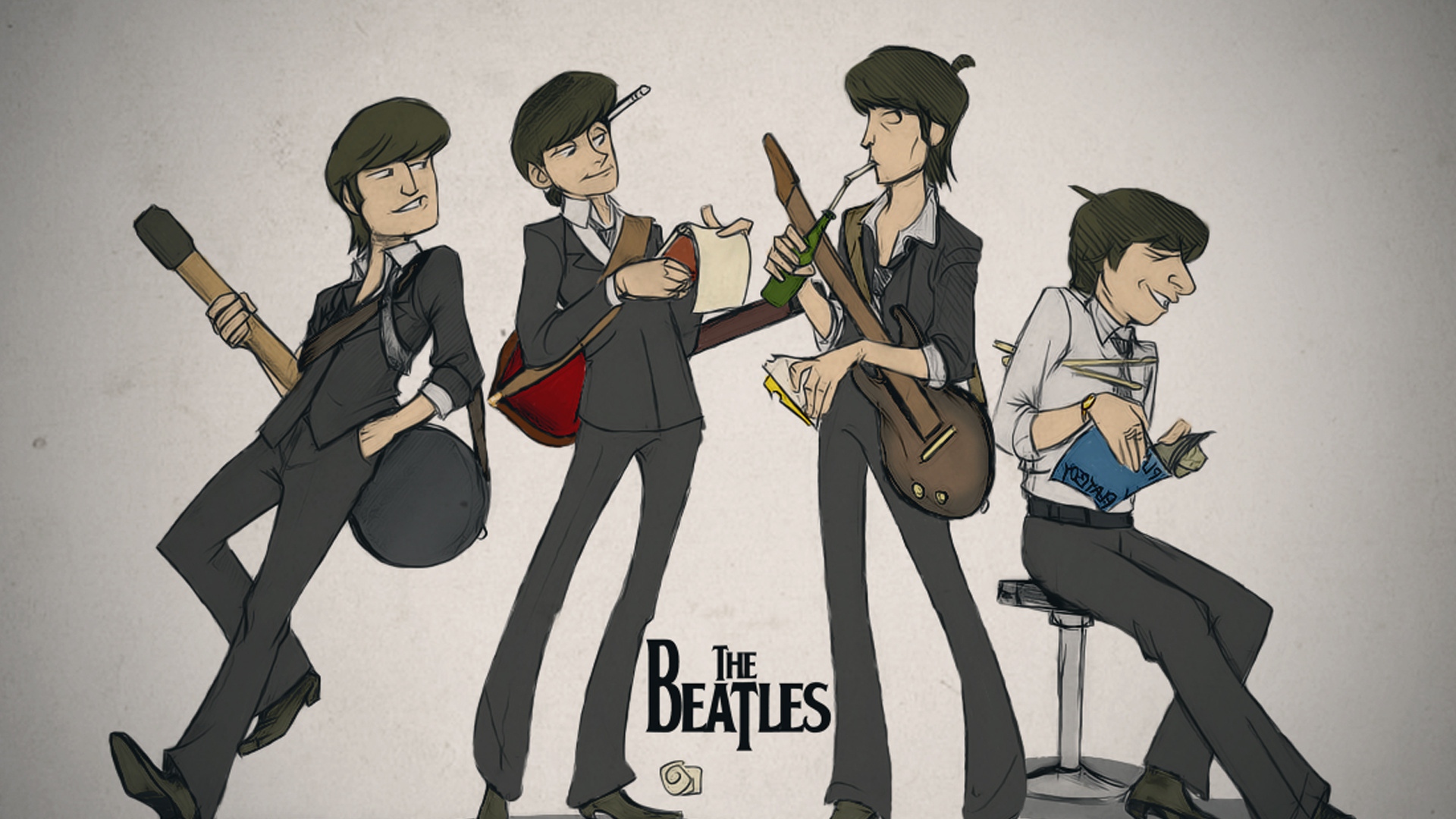 Beatles Hd - HD Wallpaper 