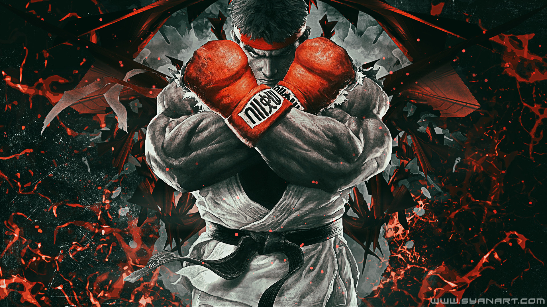 Data Src Vertical Street Fighter Ryu Wallpaper - Street Fighter V Hd - HD Wallpaper 